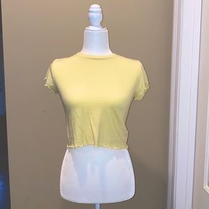 Yellow PacSun Basic Tee